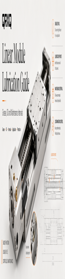 Linear Module Lubrication Guide: Grease, Oil and Maintenance Intervals